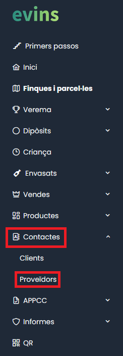 Acceso a proveedores