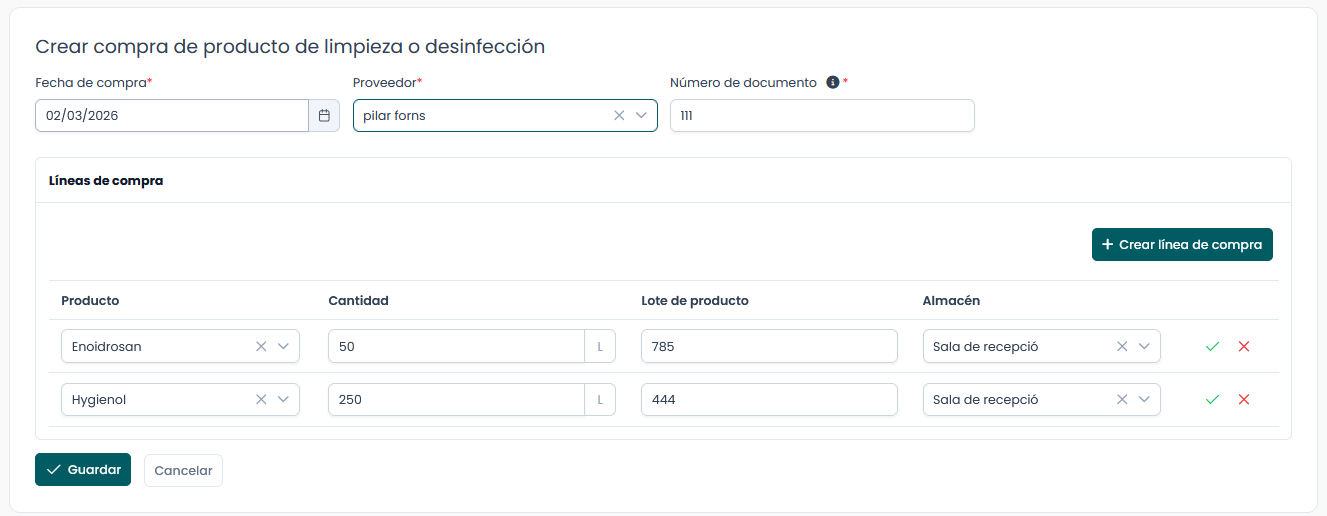 Comprar productos