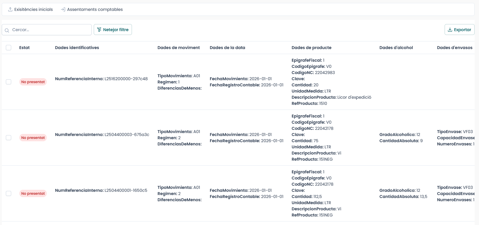 Asientos contables